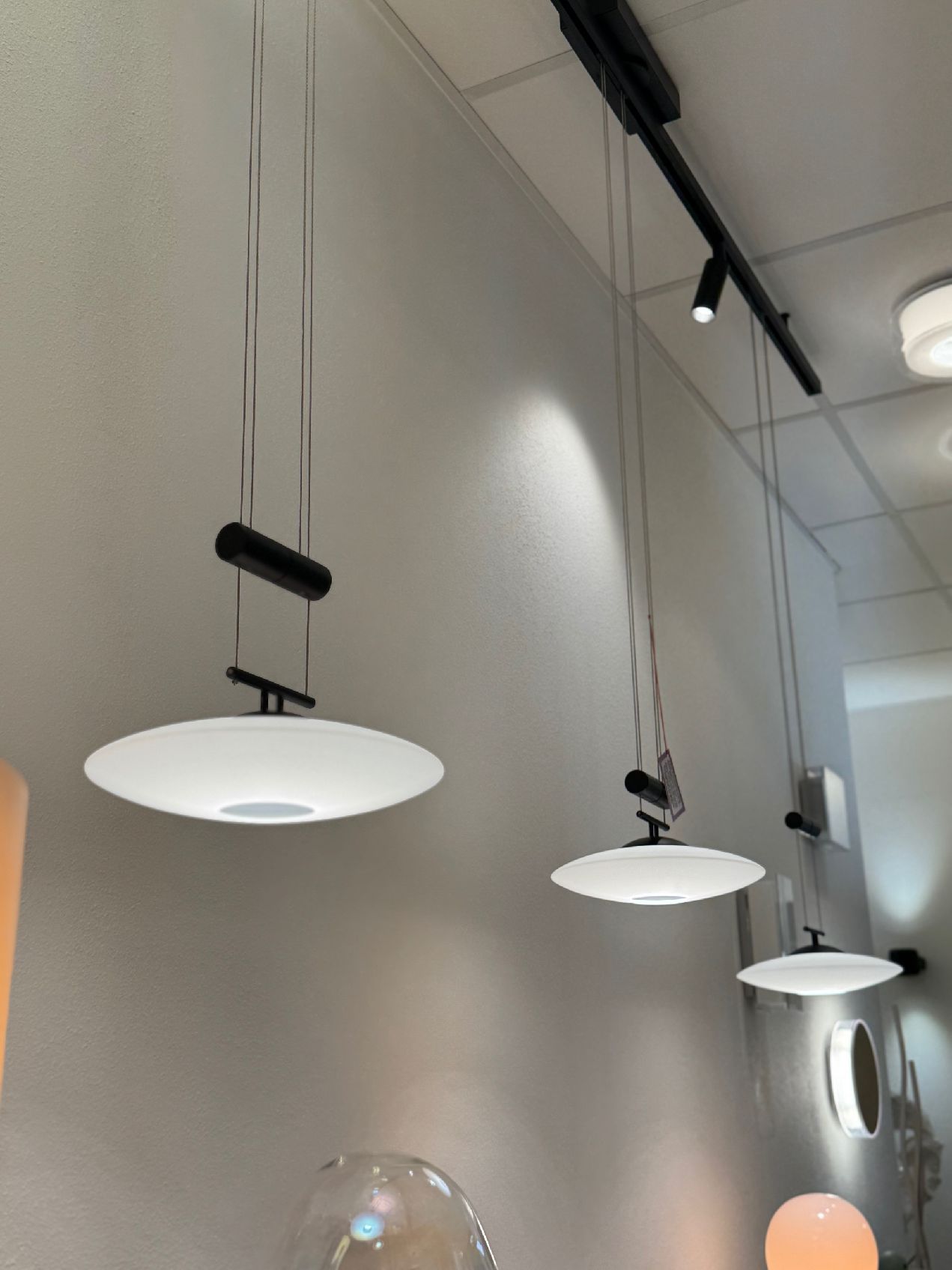 3fach LED-Pendelleuchte LUNALED GRANDE von LDM in Schwarz - 2700K - Abverkauf aus Showroom